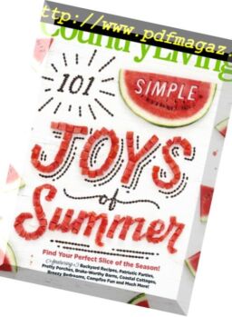 Country Living USA – July 2018