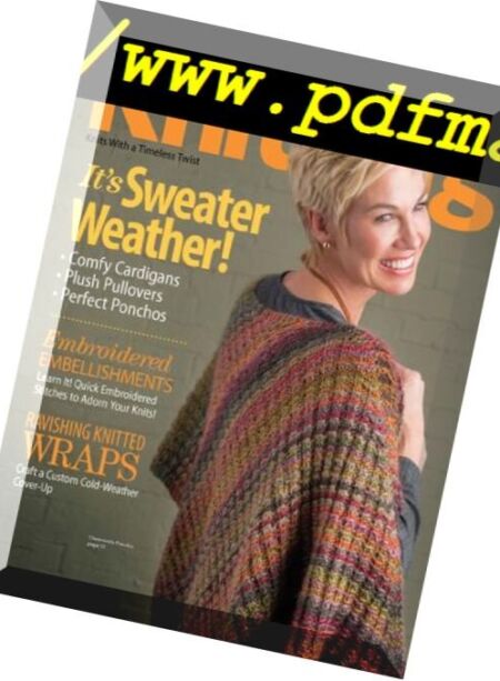 Creative Knitting – Autumn 2018 Cover