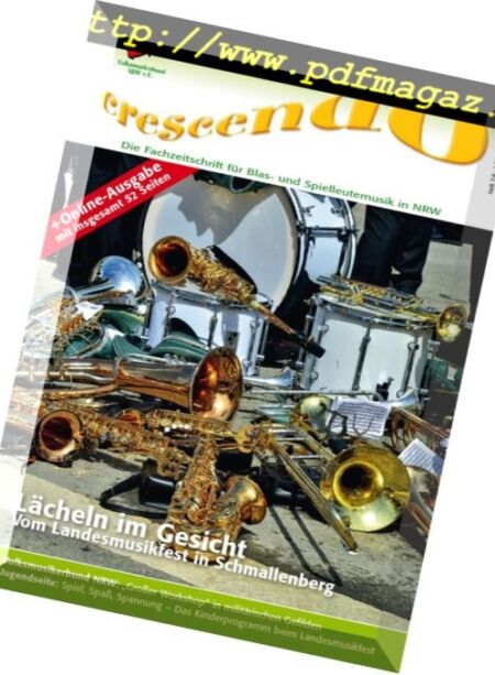 Crescendo – Juli-August 2018 Cover