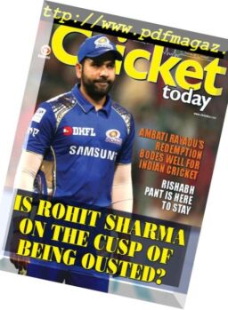 Cricket Today – 25 May 2018