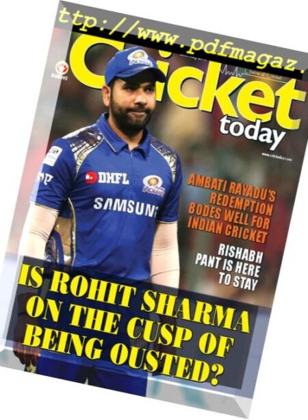Cricket Today – 25 May 2018 Cover