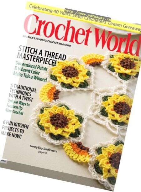 Crochet World – August 2018 Cover