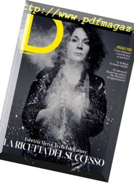 D la Repubblica – 9 Giugno 2018 Cover