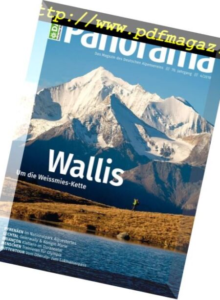 DAV Panorama – N 4, 2018 Cover