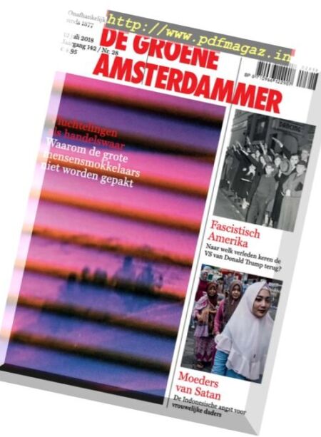 De Groene Amsterdammer – 13 juli 2018 Cover