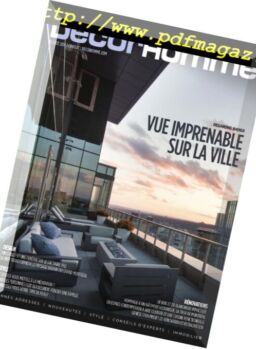 Decor Homme – ete 2018