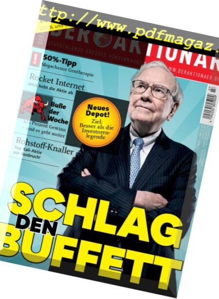 Der Aktionar – 29 Juni 2018 Cover