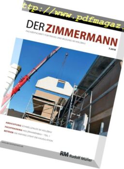 Der Zimmermann – Nr.7, 2018