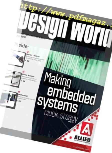 Design World – July 2018 Cover