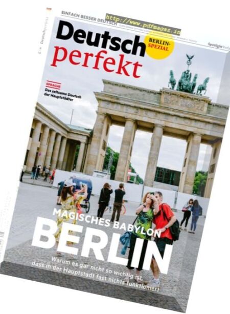 Deutsch perfekt – August 2018 Cover