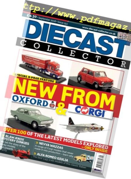 Diecast Collector – September 2018 Cover