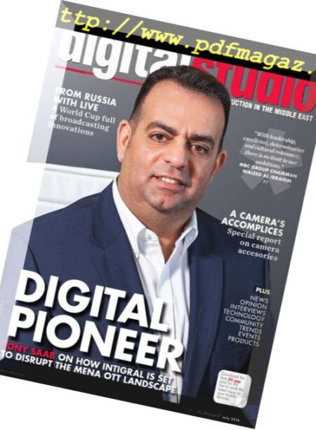 Digital Studio Middle East – July 2018 Cover