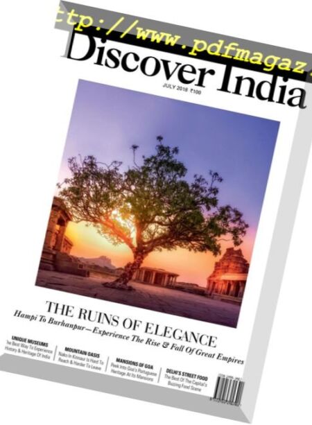 Discover India – August 2018 Cover