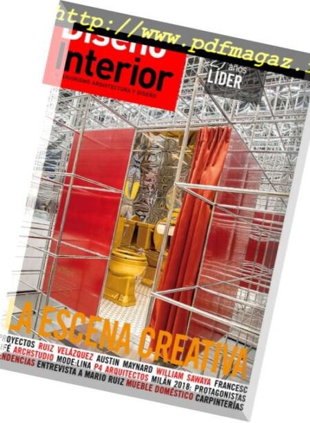 Diseno Interior – junio 2018 Cover