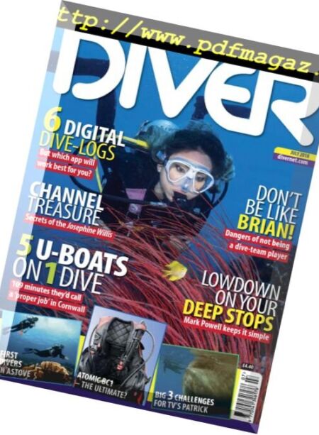 Diver UK – July 2018 Cover