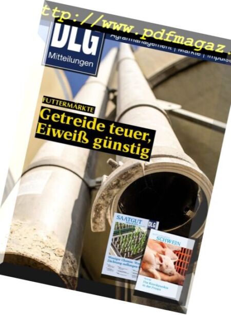 DLG Mitteilungen – Nr.7, 2018 Cover
