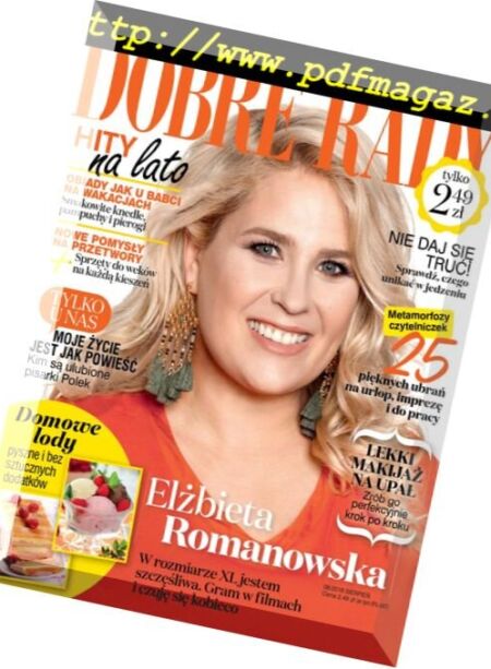 Dobre Rady – Sierpien 2018 Cover