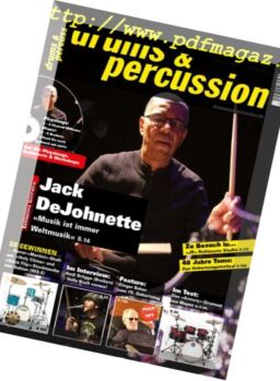 Drums Percussion – September-Oktober 2014