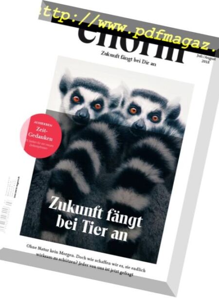 Enorm – Juli-August 2018 Cover