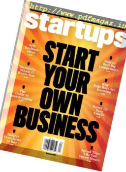 Entrepreneur’s Startups – Summer 2018