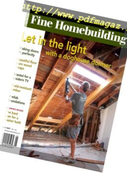 Fine Homebuilding Magazine – Issue 186, April-May 2007