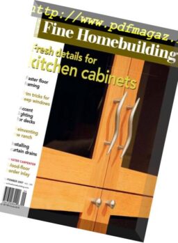 Fine Homebuilding Magazine – Issue 189, August-September 2007