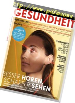 Focus Gesundheit – August-September 2018