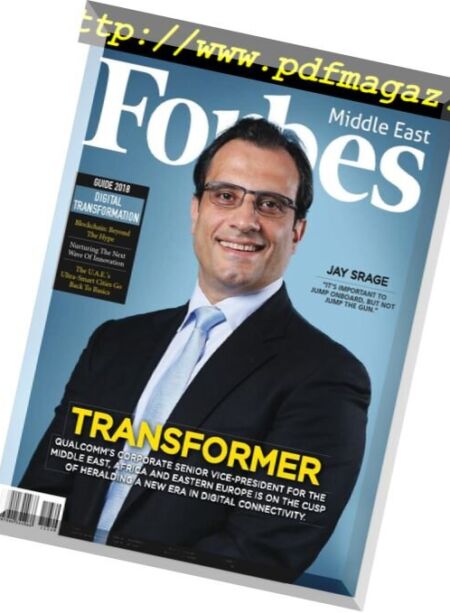 Forbes Middle East – July 2018 Cover