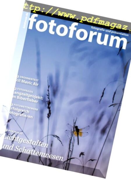Fotoforum – Juli-August 2018 Cover