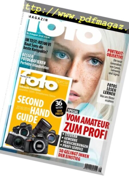 fotoMagazin – August 2018 Cover