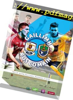 GAA Match Programmes – June 17, 2018
