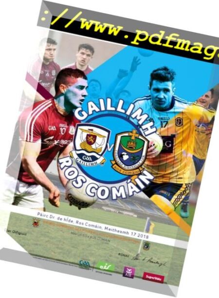 GAA Match Programmes – June 17, 2018 Cover