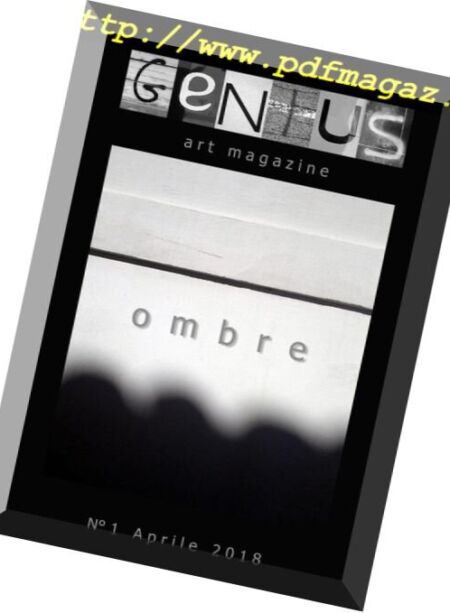 Genius Art Magazine – Aprile 2018 Cover