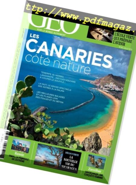 Geo France – juin 2018 Cover