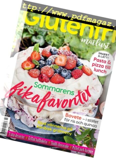 Glutenfri Matlust – juni 2018 Cover