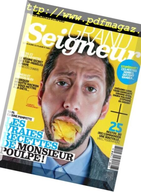 Grand Seigneur – juillet 2018 Cover