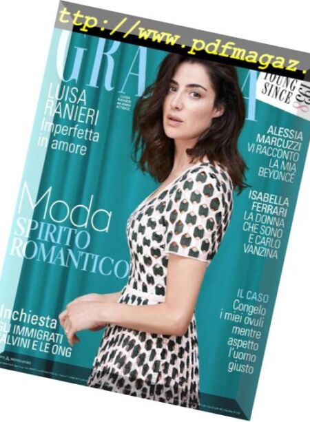 Grazia Italia – 12 luglio 2018 Cover