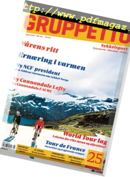Gruppetto – Juli-August 2018 Cover