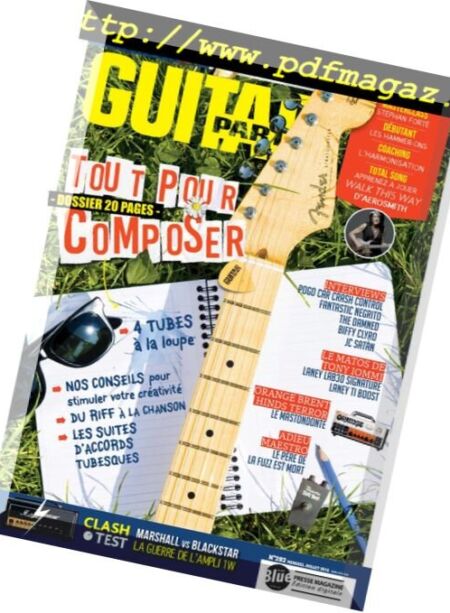 Guitar Part – juillet 2018 Cover