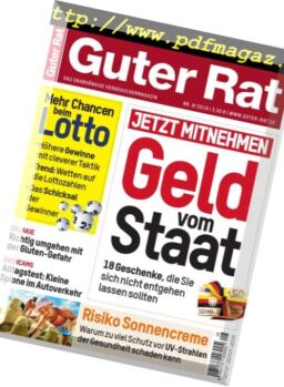 Guter Rat – August 2018