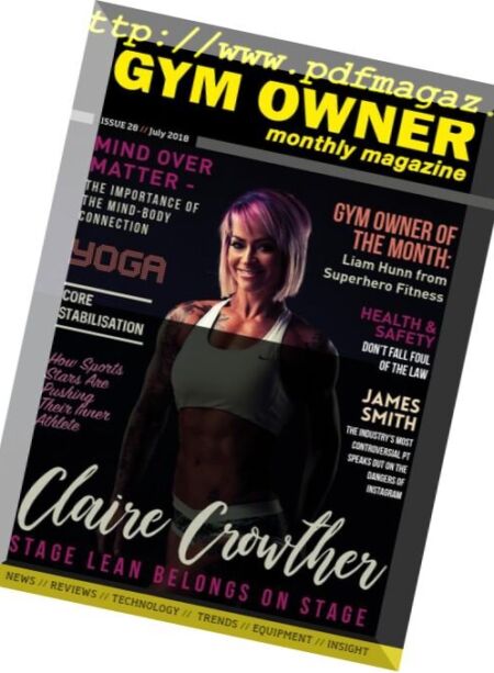 Gym Owner Monthly – July 2018 Cover