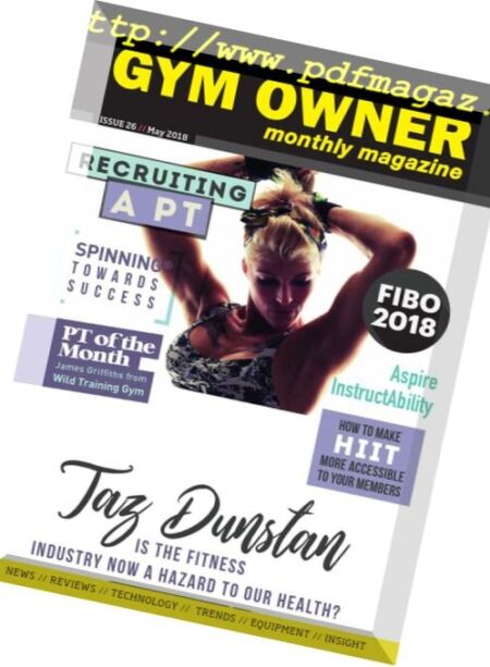 Gym Owner Monthly – May 2018 Cover