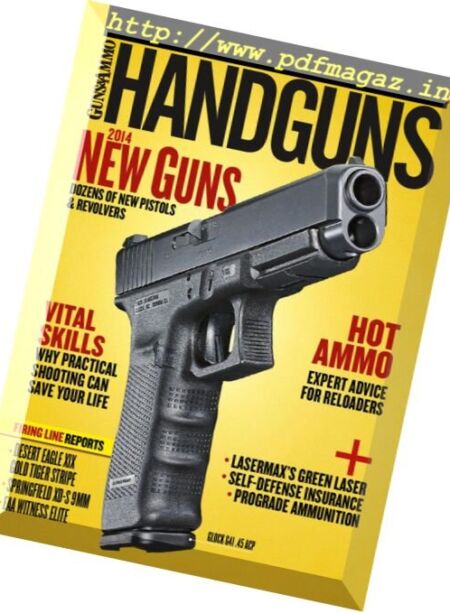 Handguns – 02-2014 Cover