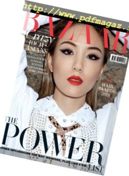 Harper’s Bazaar Singapore – July 2018