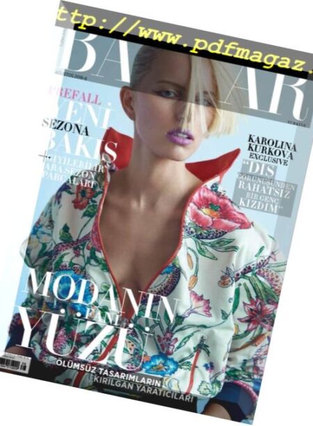 Harper’s Bazaar Turkey – Agustos 2018 Cover