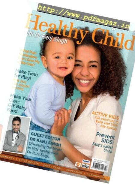 Healthy Child with Dr Ranj Singh – Summer 2018 Cover