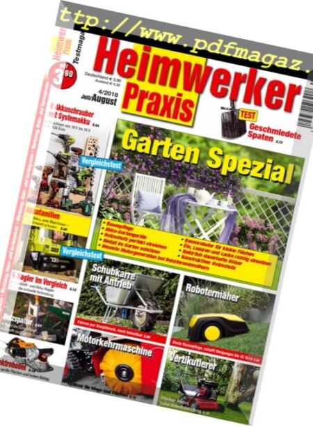 Heimwerker Praxis – Juli-August 2018 Cover
