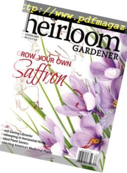 Heirloom Gardener – May 2018