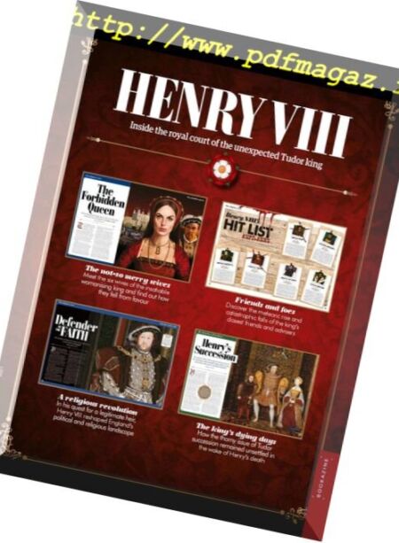 Henry VIII – June 2018 Cover