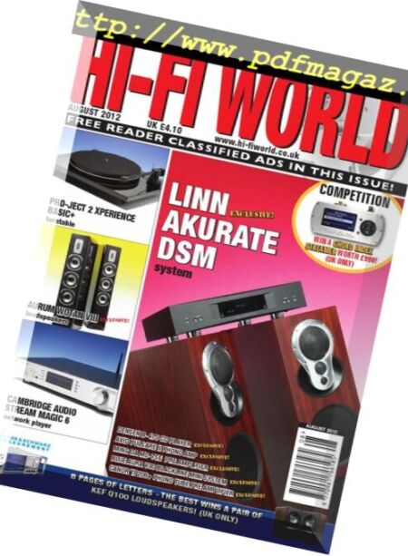 Hi-Fi World – August 2012 Cover